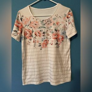EUC Floral T shirt